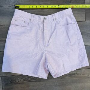 Light Purple High-Waisted Shorts Size 14